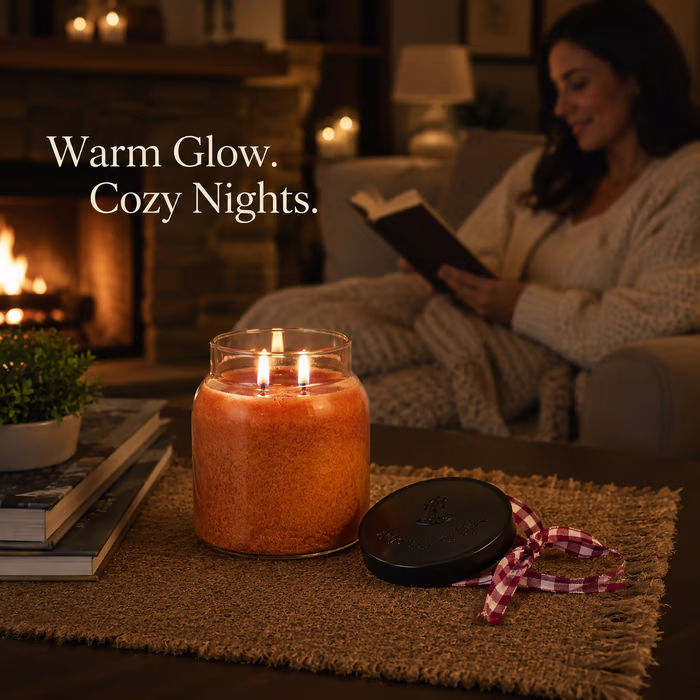A Cheerful Giver 34 oz. Orange Cinnamon Clove Papa Jar Duo