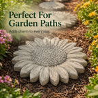💥 LAST DAY 49% OFF - 🌻 Reusable Sunflower Stepping Stone Mold