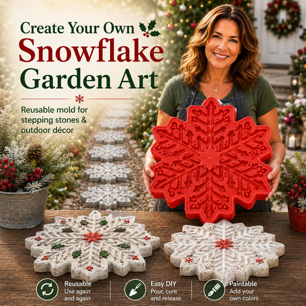 💥 LAST DAY 49% OFF - 🌻 Reusable Sunflower Stepping Stone Mold